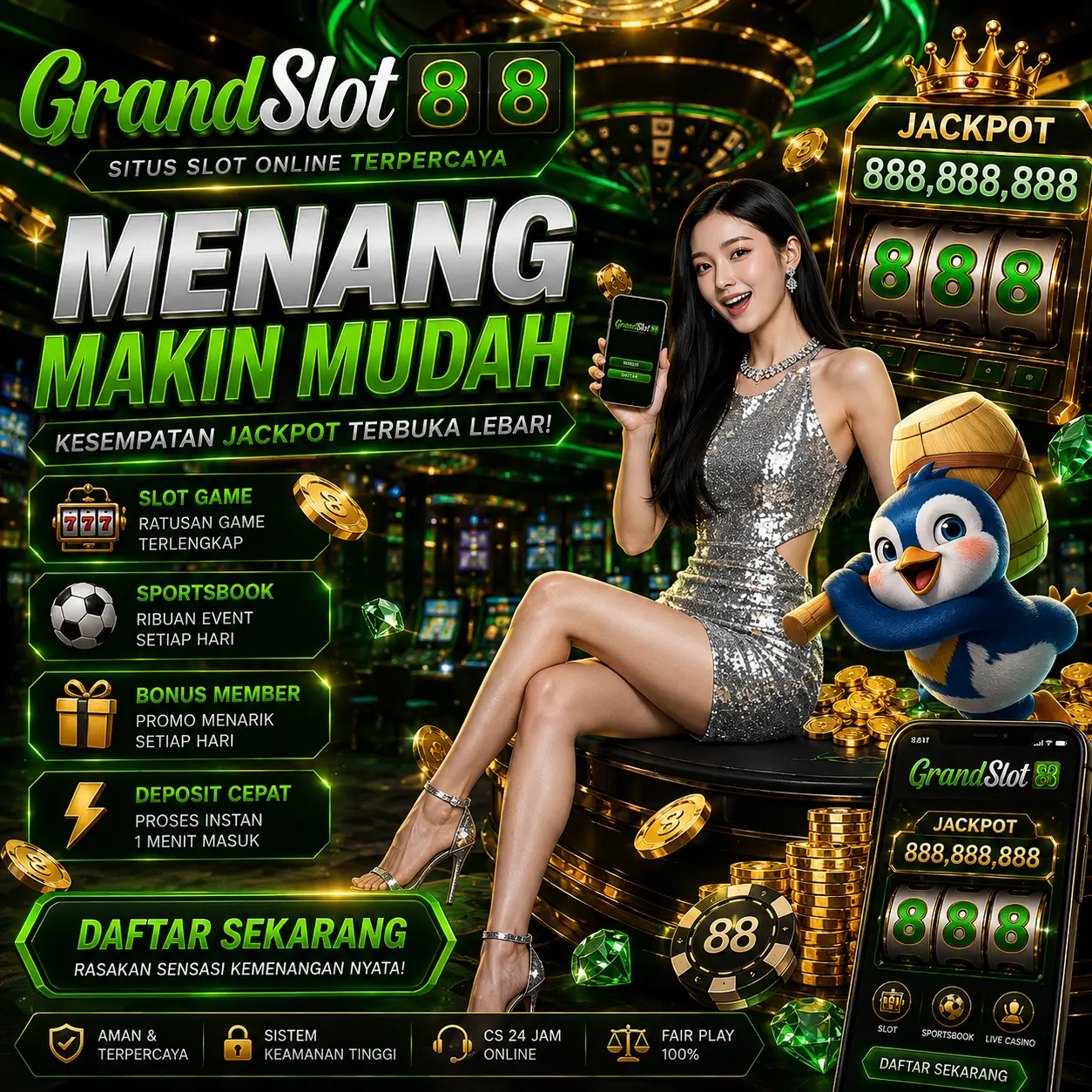 Katalog peralatan gym GRANDSLOT88